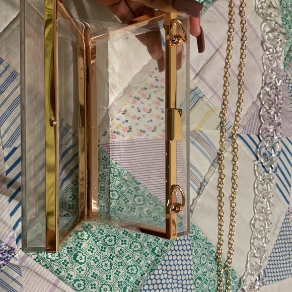 Brand New Clear Box Purse - Picture 2 of 2